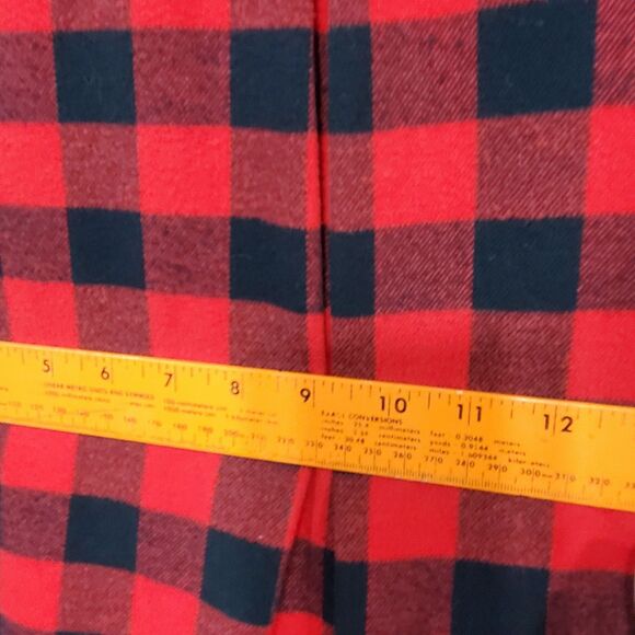 Woolrich Womens Black & Red Plaid Flannel Long Sleeve Button Shirt/Top Size Med - Picture 15 of 16